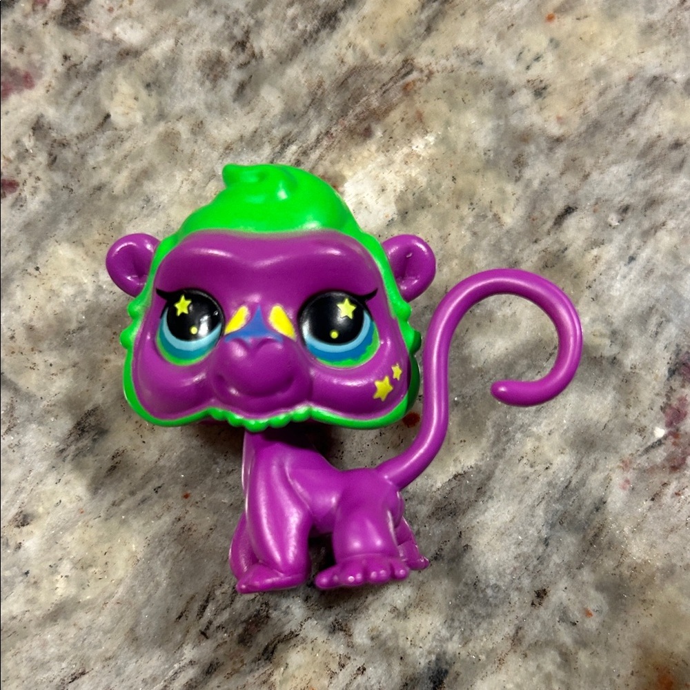 Littlest Pet Shop generation 7 Baboon from the Blacklight Series